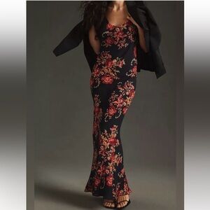 Reformation Parma Maxi Dress Admire Black/Red